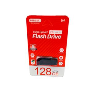Llave Maya U4 Gerlax – 128GB, Negro y Rojo