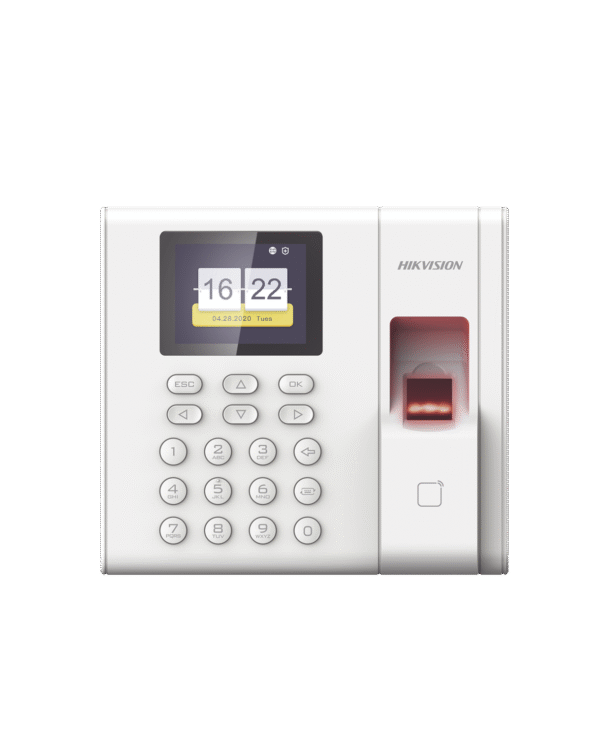 Control de Acceso y Asistencia HIKVISION DS-K1T8003MF(O-STD) – Biométrico, 1000 Huellas, Lector Mifare, Sin Fuente - Imagen 3