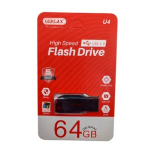 Llave Maya U4 Gerlax – 64GB, Negro y Rojo