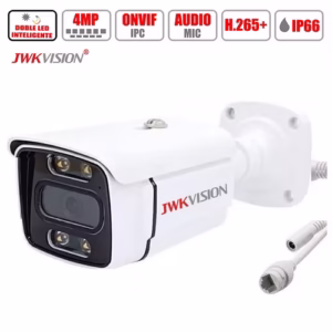 Cámara IP Bullet 4MP 3.6mm con Audio y Funciones Smart