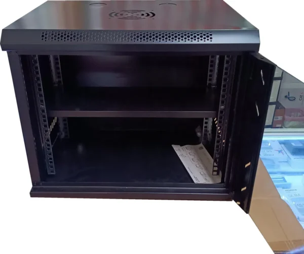 Gabinete / Rack De Red Montaje En Pared 9u NEGRO A5009 530*400*450MM - Imagen 2