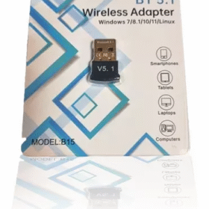 Transmisor y Receptor Bluetooth USB Tipo A B15A – Color Negro