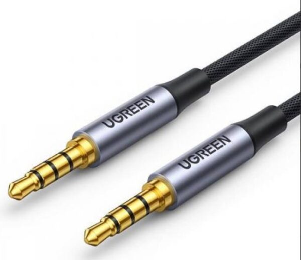 Cable Auxiliar UGREEN AV183 3.5mm Macho a 3.5mm Macho – 2m Azul (Modelo 20782)