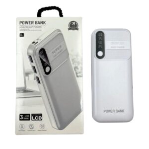 Batería de Emergencia A206 – 10,000 mAh, Blanco