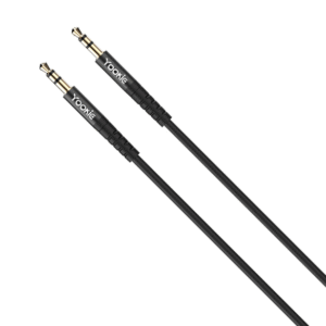 Cable Auxiliar Yookie YA1 3.5mm Macho a 3.5mm Macho – Color Negro