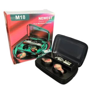 Audífonos Manos Libres Bluetooth TWS AirPods InPods M18 – Color Negro