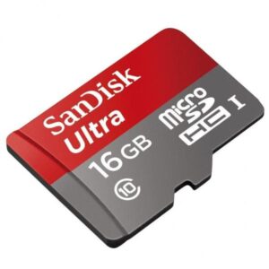 Memoria MicroSD SanDisk – 16GB, Clase 10
